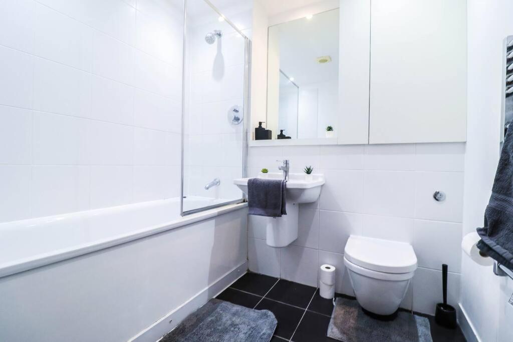 Apartmán Stylish London 1 Bed Flat - 5 Mins From Canary Wharf Exteriér fotografie